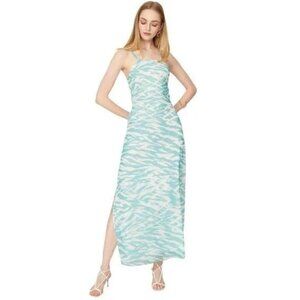 Slate and Willow Blue Printed Slip Dress XS